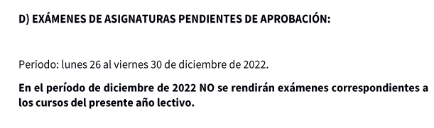 cambios en el final de cursos en secundaria