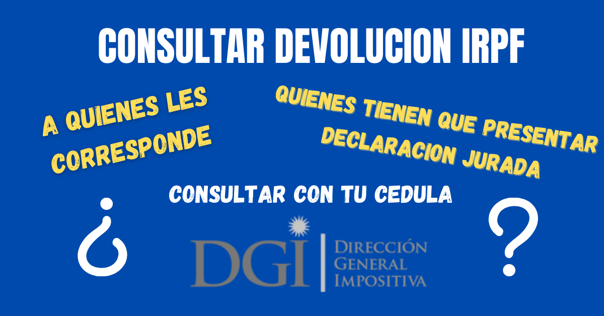 CONSULTAR DEVOLUCION IRPF