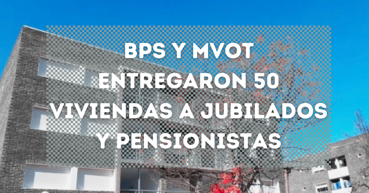 viviendas para jubilados y pensionistas