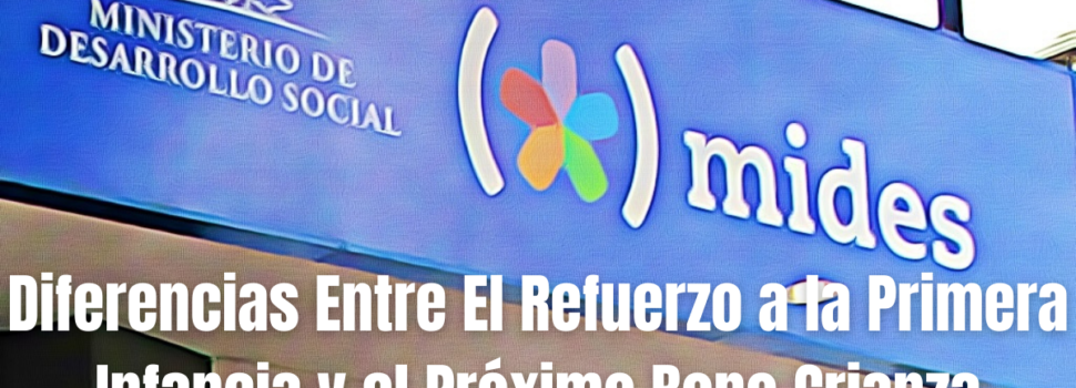 Diferencias Entre El Refuerzo a la Primera Infancia y el Futuro Bono Crianza