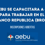 Desde AEBU se capacitara a jóvenes para trabajar en el Banco Republica (BROU)