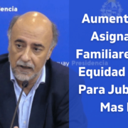 El Ministro Pablo Mieres, presento las propuestas de aumento de asignaciones y medidas para jubilados