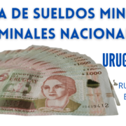 Tabla de sueldos Uruguay 2022
