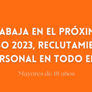 Trabaja en el Próximo Censo 2023, Reclutamiento de Personal en Todo el País