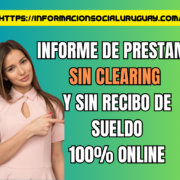 Préstamos En Efectivo Sin Hacer Clearing en Uruguay