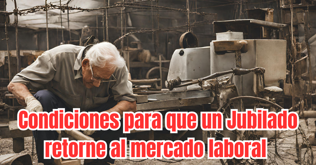 Condiciones para que un Jubilado retorne al mercado laboral