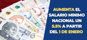 aumenta el salario mínimo nacional