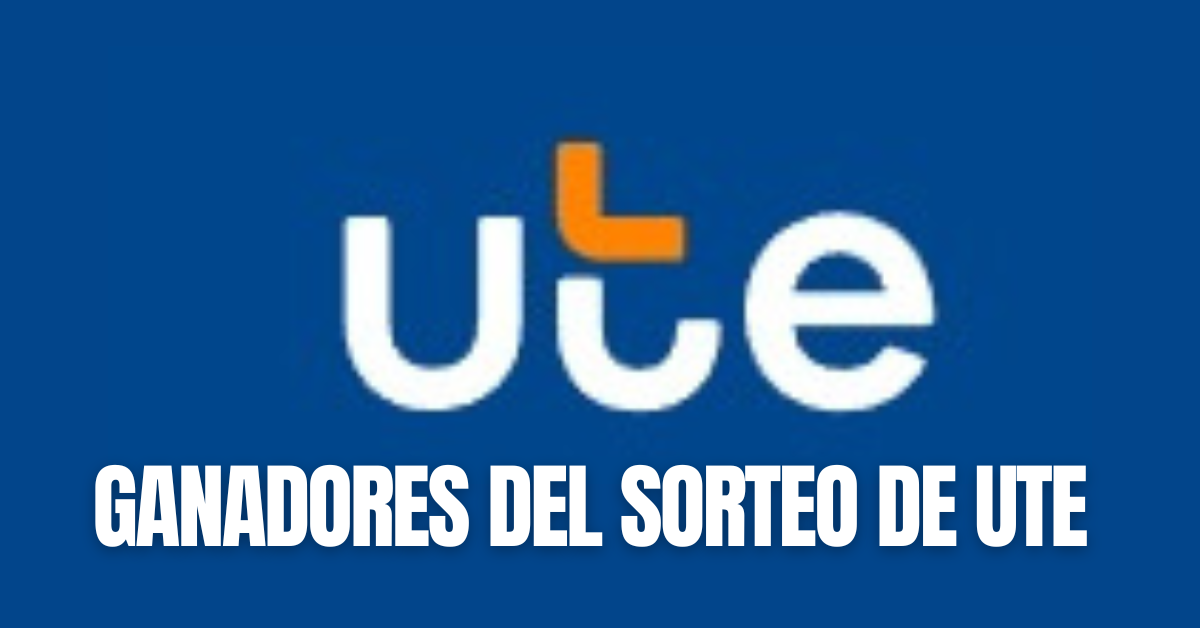 GANADORES DE SORTEO DE UTE