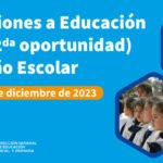 Inscripciones para Educación Inicial y Primer Año Escolar del 11 al 22 de Diciembre