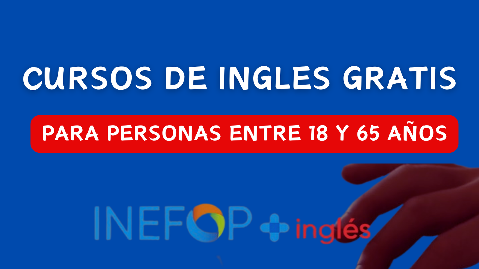 CURSOS DE INGLES DE INEFOP