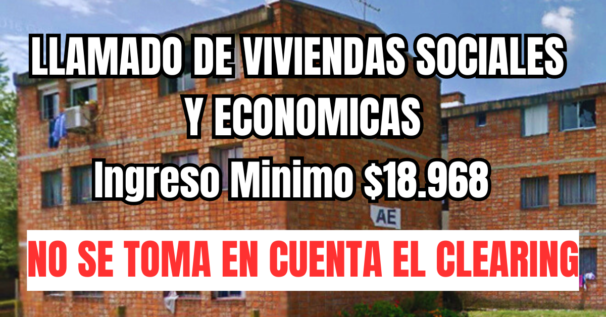 llamado de viviendas sociales y economicas