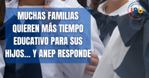 ANEP aumenta el tiempo pedagógico