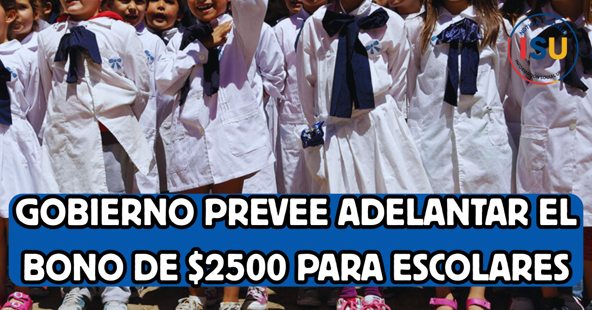 bono $2500 para escolares