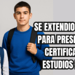 presentar certificado de estudios en bps