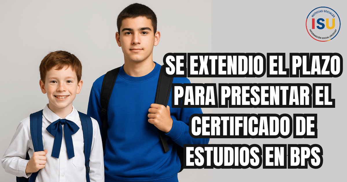 presentar certificado de estudios en bps