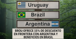 BROU ofrece 15% de descuento en frontera con Argentina y beneficios en Brasil