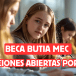 BECA BUTIA MEC INSCRIPCIONES ABIERTAS