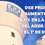 tarifa de OSE aumenta