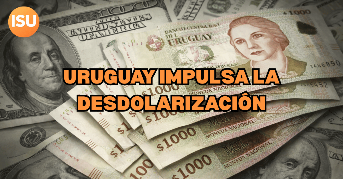 desdolarización en Uruguay
