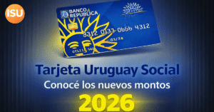 tarjeta Uruguay Social montos 2026