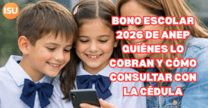 bono escolar de ANEP