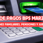 Fechas de pago BPS marzo 2026