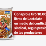 conprole tiro 10 mil litros de lactolate