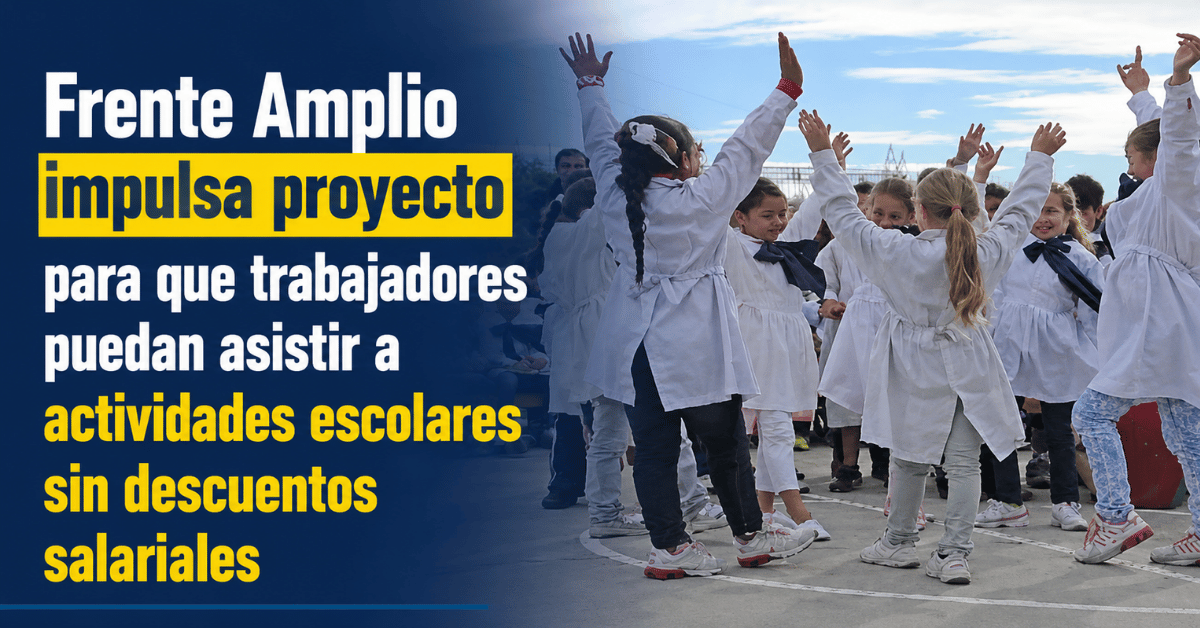 proyecto para asistir a actividades escolares sin descuentos salariales