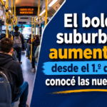aumento del boleto suburbano