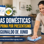 Prima por Presentismo empleadas domésticas Uruguay