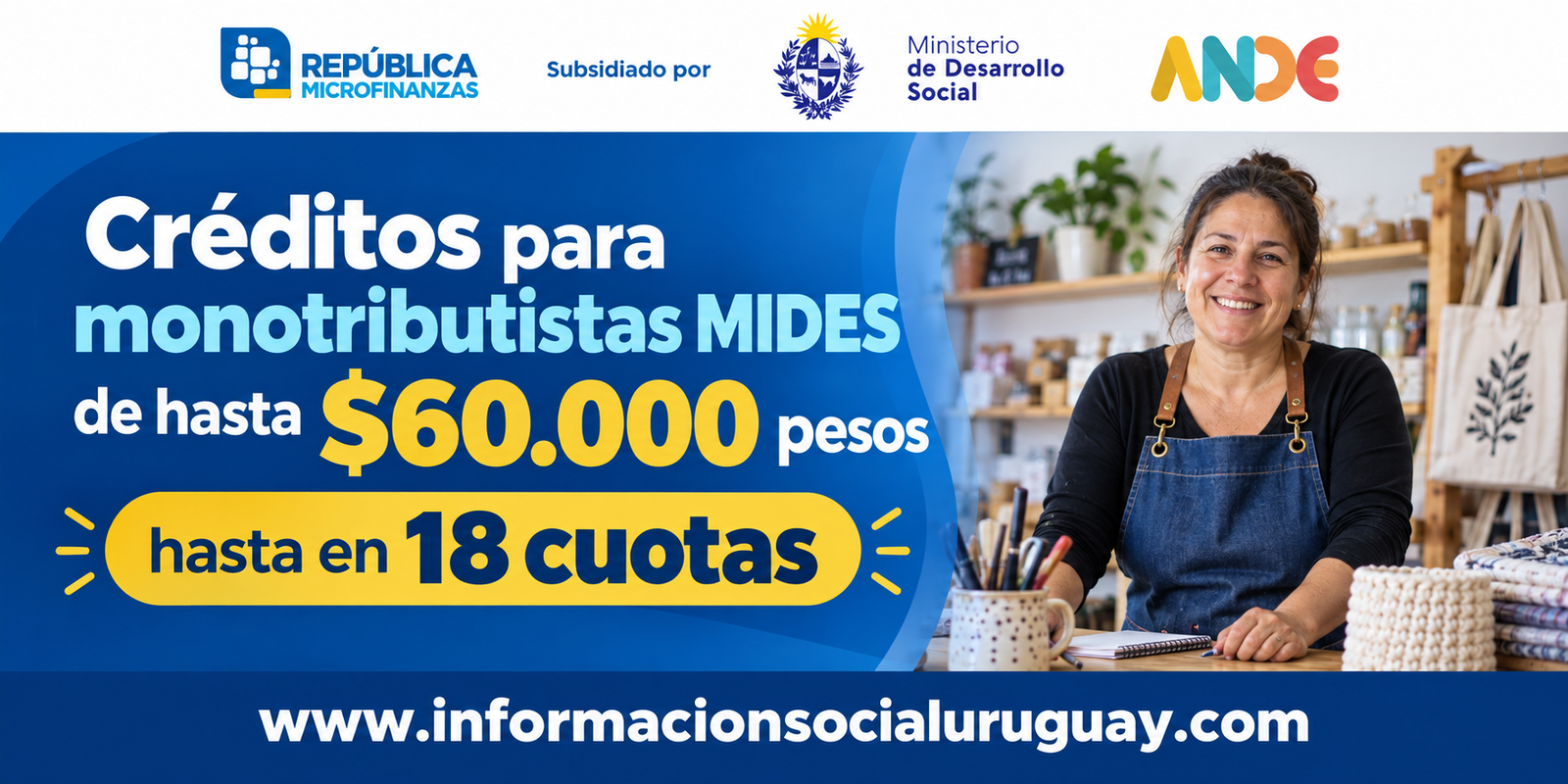 créditos para monotributistas MIDES